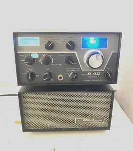 Drake R-4C avec récepteur haut-parleur MS-4 Shortwave Receiver - récepteur radio amateur - Photo 1/5