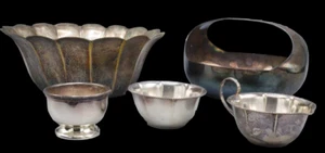 LOT MÉTAL ARGENTÉ - Picture 1 of 4