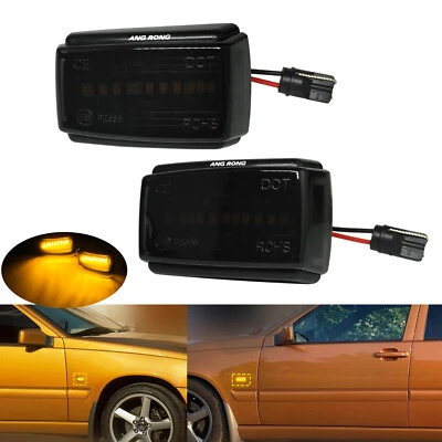 Schwarz seitenanzeige Seitenblinker für Volvo 850 S40 V40 644/645, C70 872/873 - Bild 1 von 4