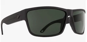 NUEVAS Gafas de Sol Spy Rocky-SOSI Negro Brillo-Gris Feliz Verde Lente Polarizada - Imagen 1 de 1