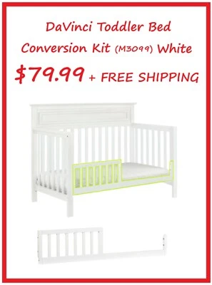 Kit de conversión de cama para niños pequeños DaVinci en blanco M3099 Foto 1 de 3