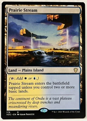 MTG-Prairie Stream #179-[Innistrad: Crimson Vow Commander] Regular-NM - Image 1 of 2