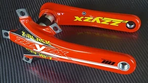 ZZYZX Crank Arms CARBON BB30 Road Bike COMPACT Crankset 172.5mm Made in USA Red - Picture 1 of 12