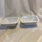 IKEA 18691 Square 5¾" Coupe Cereal Bowls Discontinued Rare - Set of 2