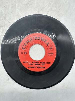 Johnny Horton Sleepy-Eyed John Columbia 4-41963 VG Foto 1 de 4