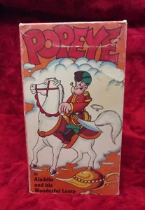 Popeye in Alladin and his Wonderful Lamp (VHS, 1987) Open Used - Picture 1 of 3