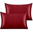 Satin Toddler Travel Pillowcase 2 Pack 14 x 20 inches Kids Pillow Case 11 Colors