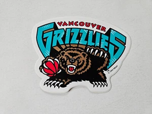 Vancouver Grizzlies NBA Basketball 4.5" x 3.5" Logo Sticker - Picture 1 of 2