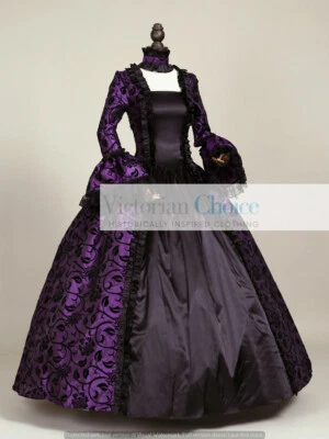 Renaissance Gothic Dark Horror Dress Steampunk Vampire Halloween Costume 119 - Image 1 of 4