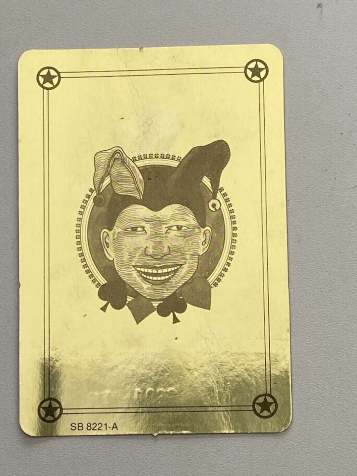 El 3° Jolly D'Oro - Papel De Juego Pubbliciatia Vintage Años 70 - Imagen 1 de 1