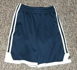 "A*" ADIDAS EXTRA SMALL (8) navy with white stripes shorts - Picture 1 of 3