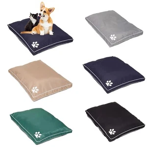Waterproof Dog Bed Heavy Duty Cover Hardwearing Puppy Pet Cushion Mattress Tough - Picture 1 of 12