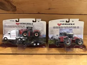 1/64 Versatile Lot Semi With 500 4WD & 450 4WD with Ag Pro Grouser Blade NIP - Picture 1 of 9