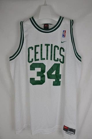 Vintage Nike Authentic NBA Boston Celtics Paul Pierce 34 Jersey Mens XL Sewn Cover