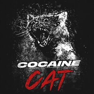 Cocaine Cat T-Shirt MDMA Ecstasy Weed Thc Funny Cat T-Shirt Bear Cocaine Shirt