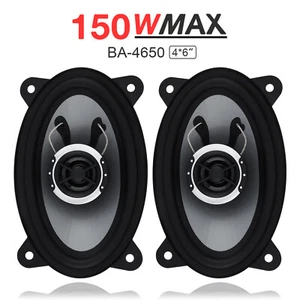 3-Way Coaxial Car Speakers, 4 x 6 Inch for Cars, Trucks, Jeeps home Audio Stereo - Picture 1 of 12