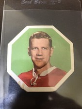 1961-62 York Peanut Butter hockey card Yellow Back - #30 Phil Goyette