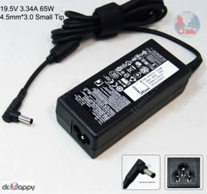 Lot of 3 Dell Optiplex 65W 4.5mm Right Angle AC Adapter Power Bulk Wholesale - Picture 1 of 5