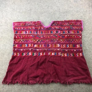 Handwoven Vintage Traditional Nebaj Guatemala Huipil Vintage Blouse - Picture 1 of 11