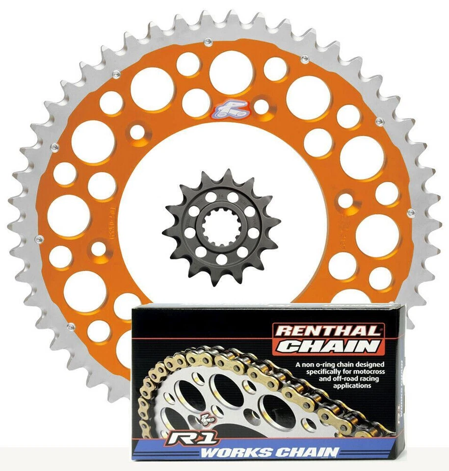 Renthal Ultralight / Twinring Sprocket & R1 Works цепной комплект для Husqvarna KTM - Изображение 1 из 1