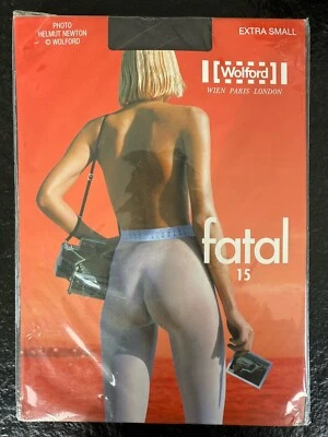 Wolford fatal 15 XS Extra Small nearly black (Helmut Newton) - Bild 1 von 2