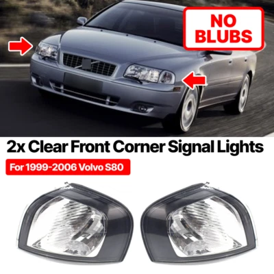 Lámpara de señal de giro delantera luz de señal de esquina lateral sin bombilla para Volvo S80 1999-2006 Foto 1 de 4