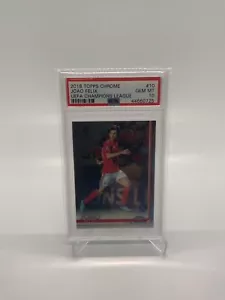 2018 Topps Chrome Joao Felix #10 UEFA CHAMPIONS LEAGUE RC PSA 10 GEM MINT ROOKIE - Picture 1 of 2