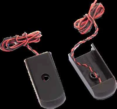 Alloy Art Black Fender Strut Red LED Marker Light Harley Softail 2018-2020 - Image 1 of 4