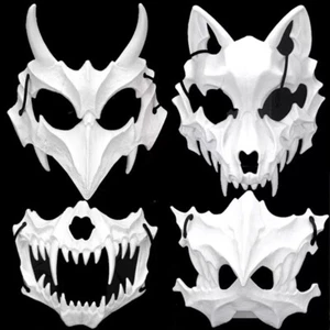 Mask Halloween Bone Skull Masks Carnival Party Props Demon Mask Terror Mask - Picture 1 of 35