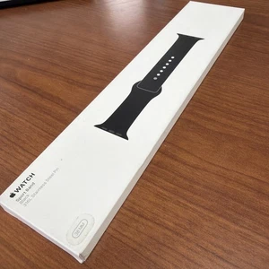 Original Apple Watch 38 40 41mm Sportarmband" SM / ML —Schwarz Edelstahl Pin - Bild 1 von 6