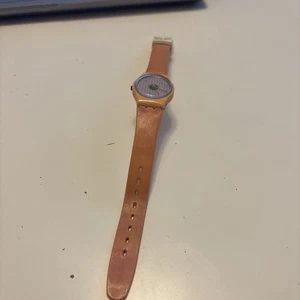 Reloj Swatch Vintage y Todo Original Damas Rosa Flamenco Necesita Batería y Limpieza - Imagen 1 de 24