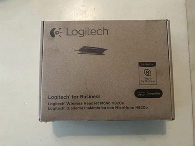Logitech H820e Wireless Mono Headset Skype Cisco Compatible - Image 1 of 4