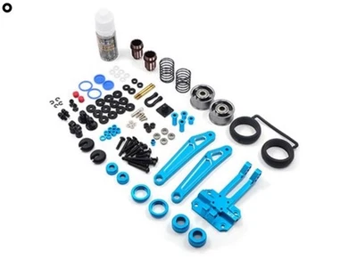 TAMIYA WR02 GF01 Aluminium Blue Parts Wheelie Bar Wild Willy 2 - Bild 1 von 4