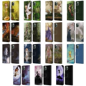 SIMONE GATTERWE ANGELS AND FAIRIES LEATHER BOOK CASE FOR APPLE iPHONE PHONES - Picture 1 of 19