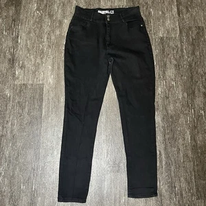 Pastell Jeans Damen Größe 15/32 Schwarz Skinny Jeans Mid Rise Stretch - Bild 1 von 7