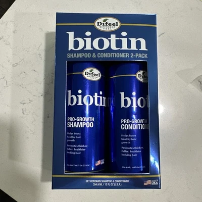 Difeel Biotin Pro Growth Shampoo Conditioner Set Hair Regrowth Treatment - Image 1 of 4