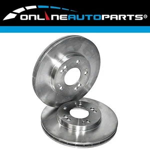 2 Rear Disc Brake Rotor for Mitsubishi Verada KR KS non ABS - Picture 1 of 2