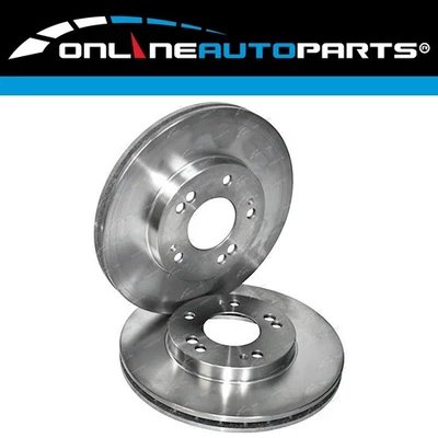 2 Rear Disc Brake Rotor for Mitsubishi Verada KR KS non ABS - Image 1 of 2