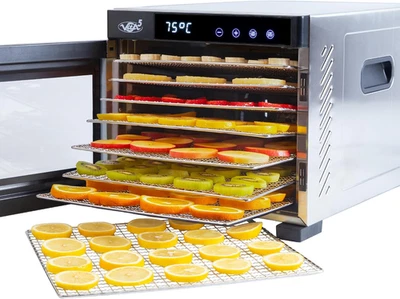 Essiccatore Alimentare Con 7 Vassoi in Acciaio Inox - Essicatore Frutta E Verdur - Immagine 1 di 4
