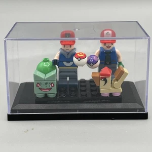 Pokemon Minifigures Ash Ketchum With Bulbasaur - Picture 1 of 3