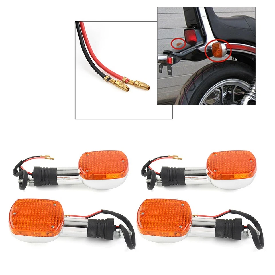4 intermitentes/intermitentes/ámbar para HONDA Magna Rebel CMX 250 450 Shadow 600 Foto 1 de 4