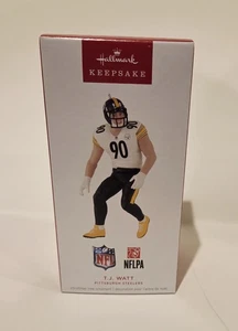 Hallmark Keepsake Ornament 2025 NFL Pittsburgh Steelers T.J. Watt - Bild 1 von 5
