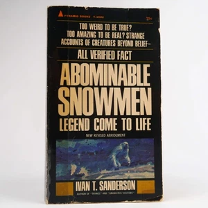 Abominable Snowmen: Legend Come to Life by Ivan T Sanderson (Pyramid, 1968) MMPB - Picture 1 of 6