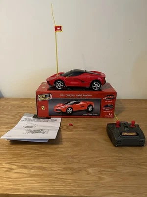 Battery Powered Full Function Radio Control Ferrari Boxed - Image 1 of 4