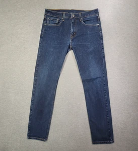 Pantalones de mezclilla clásicos elásticos calce cónico azul 31x34 Levis 502 para hombre - Imagen 1 de 14