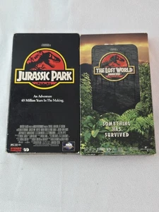 Jurassic Park (1993) & The Lost World (VHS 1997) MCA Universal Spielberg - Picture 1 of 4