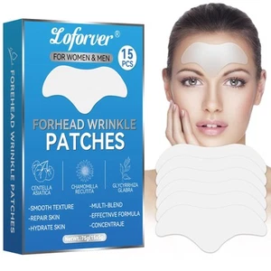 Forehead Wrinkle Patches, Anti-Wrinkle Patches 15Pcs with Centella Asiatica &... - Picture 1 of 6