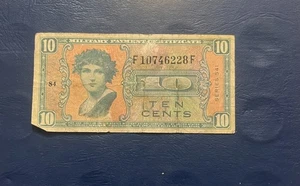 Military Payment Certificates Series 541 "TEN CENTS" View Pictures - Picture 1 of 2