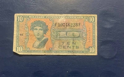 Military Payment Certificates Series 541 "TEN CENTS" View Pictures - Image 1 of 2