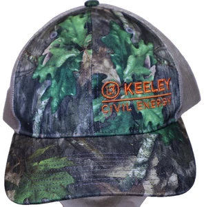 Berretto da baseball Keeley Civil Energy mimetico maglia schiena regolabile snapback ricamato - Foto 1 di 7